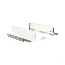 Cajón qube push extracción total acabado blanco h90, h120, h185 medida cajón 350 altura cajón h120