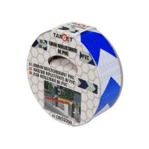 Target - cinta adhesiva reflectante flecha blanca / azul 33m x 50mm