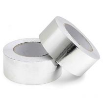 Cinta aluminio 50micras 50mmx50m , cintalo Cinta adhesiva de aluminio plataAncho: 50mmMaterial: aluminioAcabado: plataCinta adhesiva - Duver