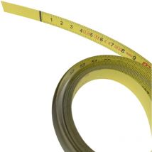 Medid - cinta metrica adhesiva amarilla 13mm 3m , Cinta métrica adhesiva amarlla de 13mm de ancho y 3 metros de largo.Cinta métrica larga que