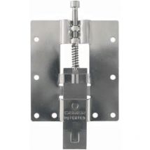 colgador panel pannello inferior zincado 50kg con muelle. patentado.