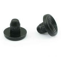 DUVER deslizante plastico d16 para taladro 6,5mm negro , El deslizante plast d16 p/taladro 6,5mm ng es una contera de plástico diseñada para proteger