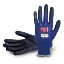 Guante nylon fibra carbono y licra palma azul palma ppu negro 718stac talla 7-9 t/guante talla xl-10