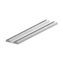 guia aluminio superior, inferior micra doble 3m. guia doble canal. sp16 (caja 2)