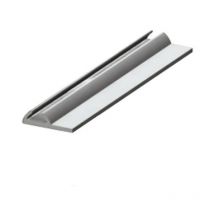 GTA - guia aluminio superior, inferior micra simple 3m. guia simple canal.