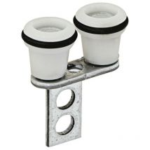 Mepa - guiador doble rodillo nylon con goma , 0UNIDADES guiador doble rodillo nylon con goma , 0UNIDADES