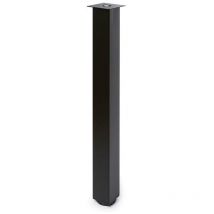 Jgo.4patas regulable para mesa rigo 60x60-710 negro mesa fija