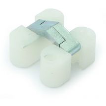 Mepa - herrajes alk kapa bisagra de mesa invisible acabado blanco , Las bisagras invisibles están diseñadas para mantenerse completamente ocultas,