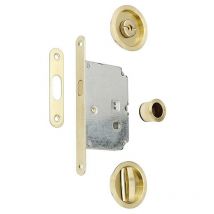 Jandel - kit cierre puerta corredera red. laton satinado , 0KIT