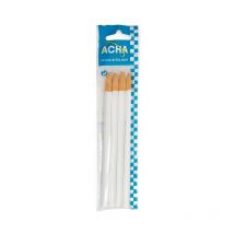 ACHA lapiz pelable cera blanda 4unds negro , 0BOLSA , ACHA lapiz pelable cera blanda 4unds negro , 0BOLSA