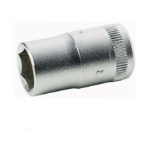 Llave vaso cuadradillo 1/2'' boca hexagonal serie corta metrica m-20