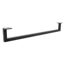 Pata metálica Bruss – 120 mm altura – 820 mm largo – Acabado negro mate
