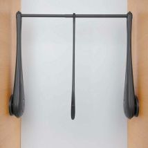 Servetto - perchero only color marron ext.perchero 730-1190 mm
