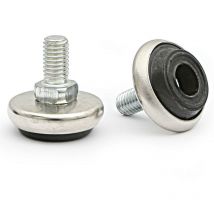 Maco - herrajes alk pie nivelador regulable oria h30 m8 cromado , 0UNIDADES