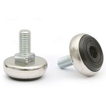 Maco - cieffe pie nivelador soho h38 m10 cromo , 0UNIDADES , cieffe pie nivelador soho h38 m10 cromo , 0UNIDADES