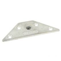 Siso - placa 123x65 montaje kea m8 para patas mesa , 0UNIDADES