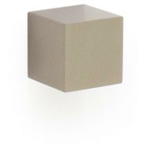 SYSTEM pomo aluminio garona 25x25 h25 niquel satinado , 0UNIDADES