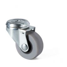 Tecnitem - rueda giratoria rial aro de goma ø40 tp8 zincado sin antihilo. 20kgs/rueda.
