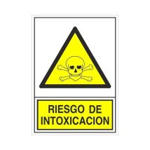 Señal 309 plast.490x345 ''riesgo intox.'' riesgo de intoxicacion