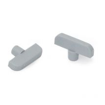 Herrajes alk soporte balda secreto piv.5 canal.3 gris (caja 100)
