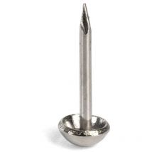 Heico - tachuela convexa hierro 4mm. niquelada largo total 11mm. (caja 2000)