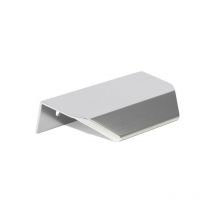 Viefe - tirador aluminio vann. disponible en acabados negro mate, anodizado brillo y laton oscuro acabado aluminio brill dist. agujero dist. 64mm.