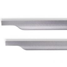 Viefe - tirador embutir vector gris cepillado largo long. 797mm.