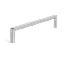 Tirador zamak modelo pura. disponible en negro, cobre, latonado y cromo acabado cromo