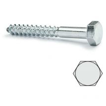 tirafondo cabeza hexagonal din 571 zincado 5-30 largo 70mm diámetro 7mm (caja 100)