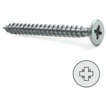 Tornillo rosca madera cabeza plana pozidriv zincado din 7505-a largo 16mm diámetro 3mm (caja 1000)