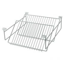 Vibo - zapatero metal dream gris ancho 707 , prestige & dream. ZAPATEROS.Cestas, bandejas y zapateros en acero, gris ral 9006, para encajar dentro