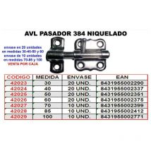 AVL - pasador 384 niquel 60 mm (caja 20 unidades) pasador 384 niquel 60 mm (caja 20 unidades)