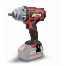 Stayer llave impacto 1-2 sin bateria 18v l20 iwl2022 , llave impacto a bateria regulable par apriete 100-200-300-400 NmLOTE que incluye 2 baterias