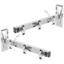 Tendedero mural inox brazo 3 pol Cuncial