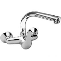 Fplus - pluvia capri grifo monomando fregadero pared caño alto 24002cr