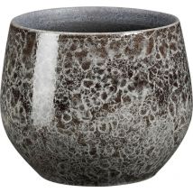 Mica Decorations - Mica Blumentopf Oliver anthrazit Terracotta ø 16 x 13 cm Topf