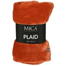 Mica Decorations Fleecedecke Famke 130 x 180 cm terra