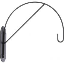 Mica Decorations Wandhaken Idse 20 X 6 X 22 Cm Schwarz Wandhaken