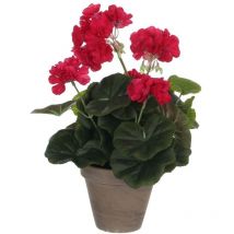 Mica Geranium im Topf dunkelrosa, 34 x 20 cm Kunstpflanzen