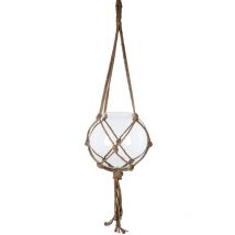 Mica Glas Kugel Carice inkl. Tau transparent, 140 x 33,5 cm Deko-Accessoires