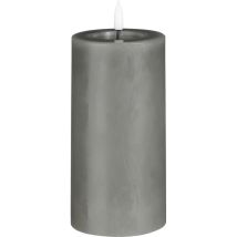 Mica Kerze 15 X 7,5 Cm Grau Flammenlose/led-kerze