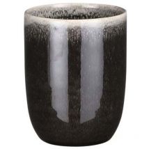 Mica Becher Tabo schwarz, 10 cm x 7,5 cm Deko-Accessoires