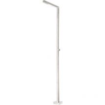 Mice - Ducha Exterior para Piscina/Jardin/Area de SPA/Griferia Exterior de aceri Inoxidable S316 / Columna de Ducha de Exterior (Acero Cepillado)