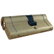 Micel - 13188 - Cilindro di alta sicurezza, profilo europeo, camma lunga, decentrato 40 x 50, 5 chiavi, sistema anti-bumping, anti-trapano, anti-snap