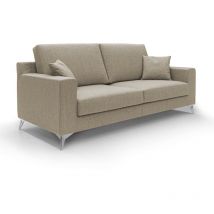 Michael Canapé en tissu imperméable antitache T03 146 cm brun