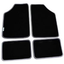 4 tapis moquette T1 noir - Michelin