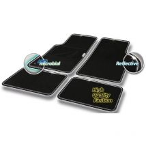 4 tapis moquette T3 noir - Michelin