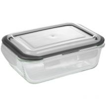 Aufbewahrungsglas Vorratsglas Glasbehälter mit Silikondeckel Eckig 800 ml - Michelino