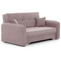 Bestmobilier - Michelle - canapé droit 3 places convertible avec coffre en velours