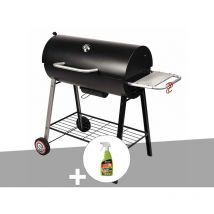 Somagic - Barbecue à charbon sur chariot Michigan + Dégraissant pour barbecue